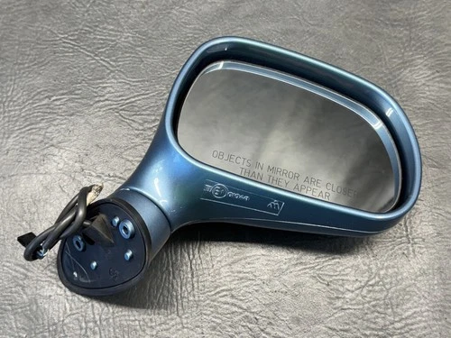 96-02 BMW Z3 Roadster Side View Mirror Blue Right Passenger Side OEM