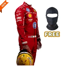 New Ferrari 2025 Racing Suit + FREE Balaclava | Limited Stock | All Size | Elite