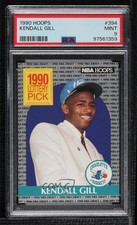 1990-91 NBA Hoops 1990 Lottery Pick Kendall Gill #394 PSA 9 MINT 0hj7