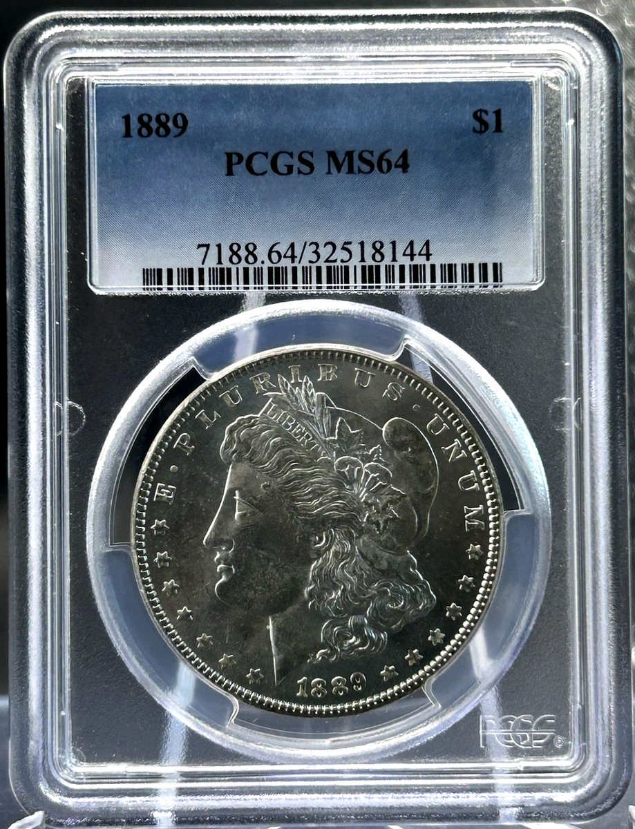 1889年 モルガンダラー MS 64 MS 64 Graded 1889 Year Morgan US Dollars (1878-1921) for sale | eBay コレクション