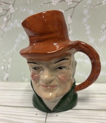 Vtg Hand Painted Artone England Gentleman Toby Mug 4.75 