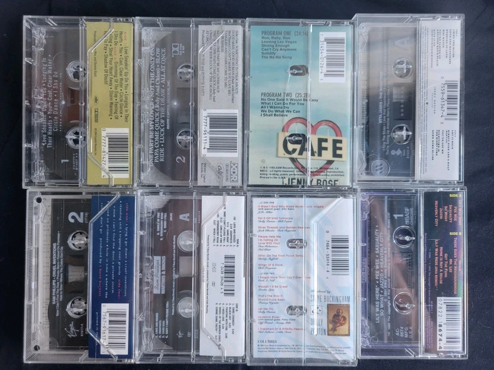 Vintage Women Rock Cassette Tape Lot 8 Bonnie Raitt Crow James Judds 80s 90s EXC Foto 2 de 3