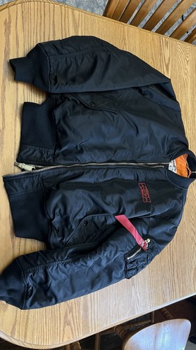 Rare Alpha Industries MA-1  Panavision Flight Jacket Large Embroidered