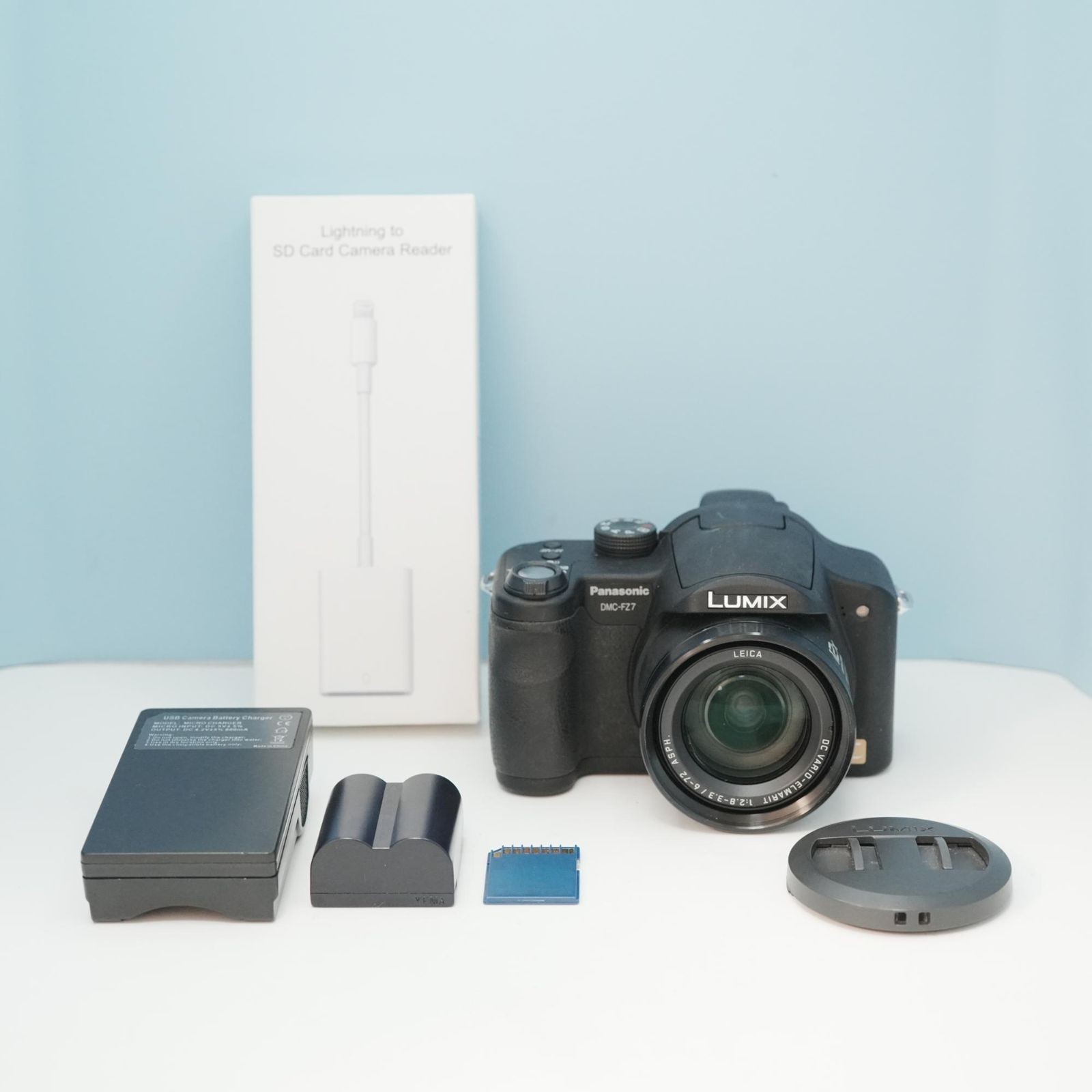 Panasonic LUMIX DMC-FZ7 Compact Digital Camera 6MP 12x Zoom Tested Japan