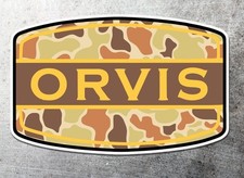 Orvis Outdoors Camo Sticker 6.5 Wide Waterproof Vinyl Fly Fish