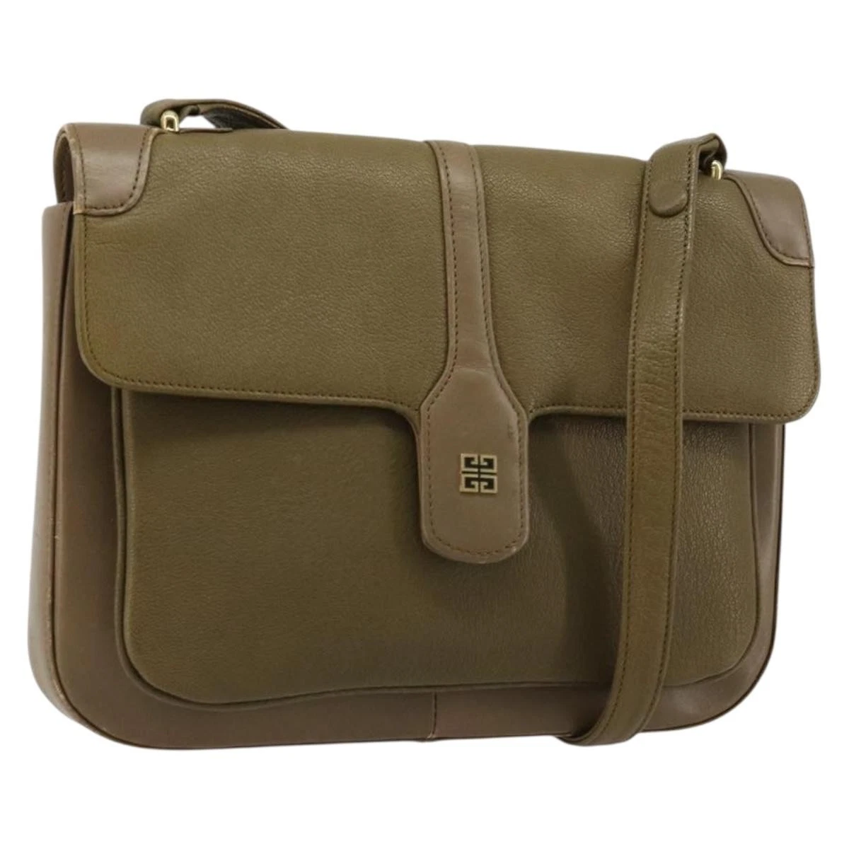 Givenchy Shoulder Bag Green TurnLock Y2K Givenchy Green Bags 