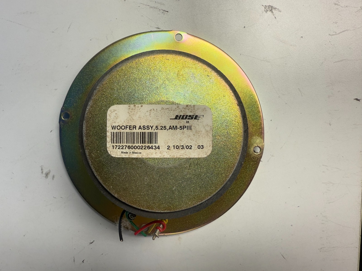 Bose Woofer driver WOOFER ASSY 5.25”, AM-5PIII for Lifestyle/AM