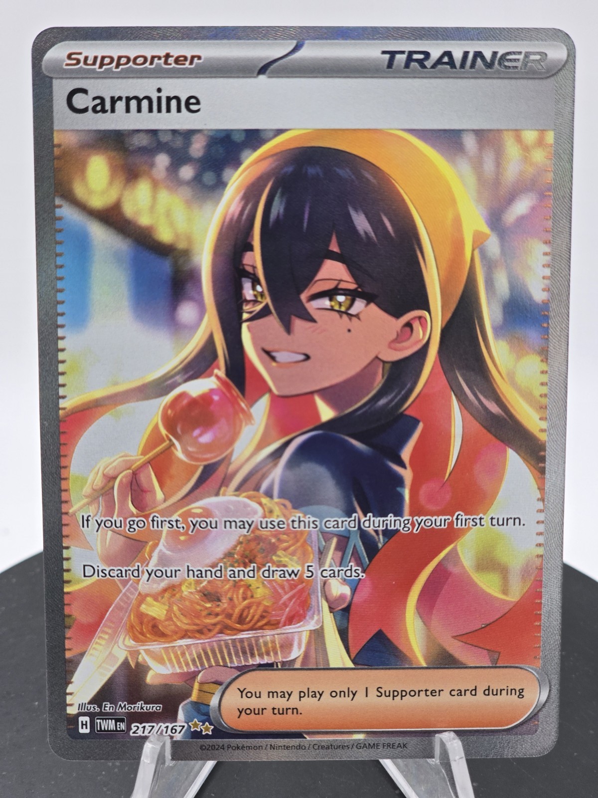 Carmine 217/167 Sir Twilight Masquerade TWM Pokemon Card