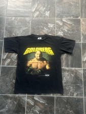 Vintage 90’s Goldberg WWF Wrestling Black T-shirt Adult Size Small Made In USA