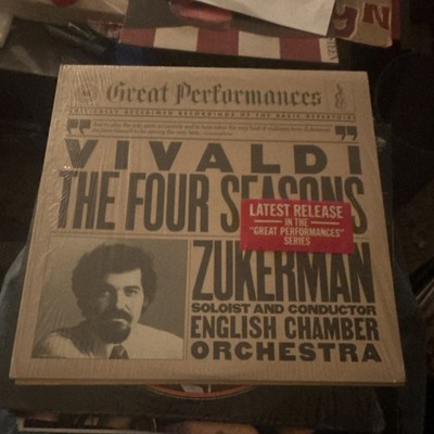Vivaldi The Four Seasons Vinyl LP Zukerman English Chamber Orchestra Great Perf 