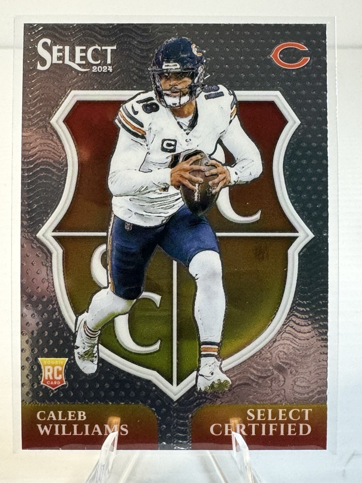 2024 Panini Select Caleb Williams RC Select Certified Silver Rookie Insert SP #1