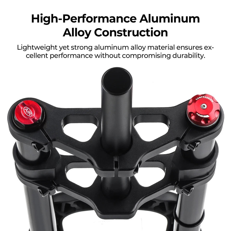 Horquilla delantera doble hombro Snow Fat Bike 20/26 pulgadas MTB E-bike Foto 4 de 4