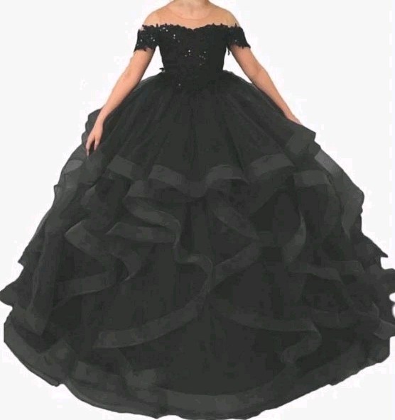 Size 5 Flower Girl Lace Princess Dress Party Dress Wedding  Pageant Formal Gown