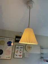 Original BTC Pleat Ceiling Light RRP £315