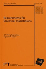 IET Wiring Regs 18th Edition Amendment 4