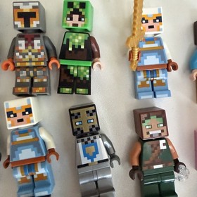 Lego Minecraft 21128 21118 21174 21147 21134 21161 21186 21166 21133 Minifigures