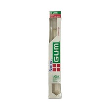 Vintage GUM Butler 444 Ultra Soft Pearl White Toothbrush Adult Full Size Head