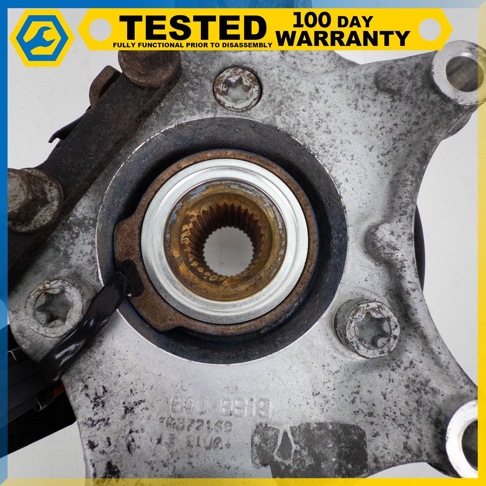 05-13 CHEVROLET CORVETTE C6 XLR REAR RIGHT PASSENGER SIDE SPINDLE KNUCKLE HUB OE