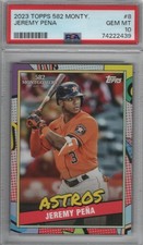 Jeremy Pena 2023 Topps Montgomery # 8 PSA 10 Houston Astros Pop 10