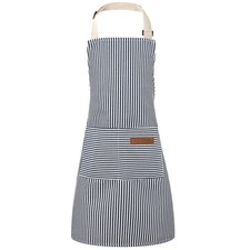 Stripes Kids Apron, Kids Cooking Aprons with 2 Pockets for Cooking,Cleaning,P...