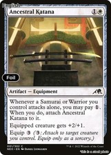MTG Ancestral Katana [NEO - 1] LP Foil