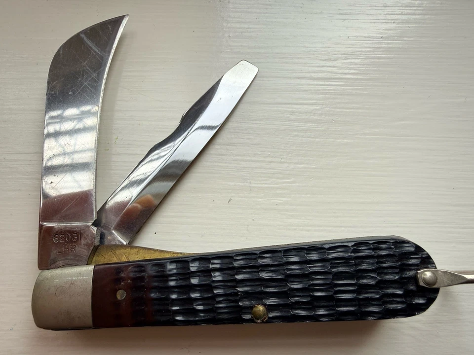 CASE XX KNIFE 1986 62031 LHR SS HAWK BILL ELECTRICIANS FOLDING POCKET KNIFE - Image 2 of 4