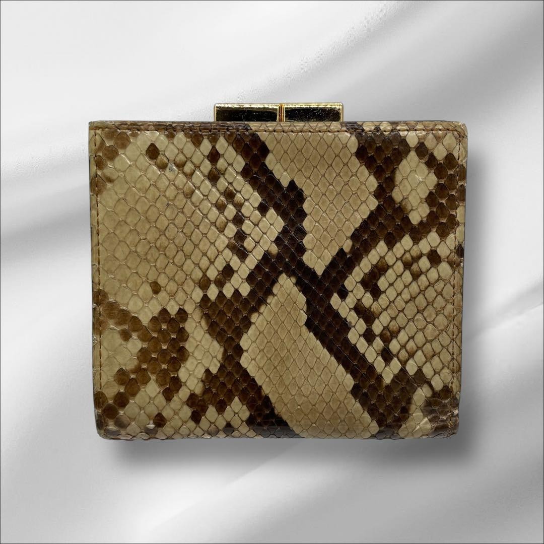 Givenchy Women Wallet Rare  Python Leather Foldin… - image 2