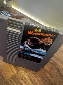 3-D Worldrunner NES Nintendo Complete CIB  W/ Glasses & Ins 5 Screw NM+ box
