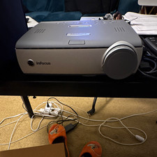 InFocus Gray Desktop Home Theater Projector, InFocus model with kit and bag