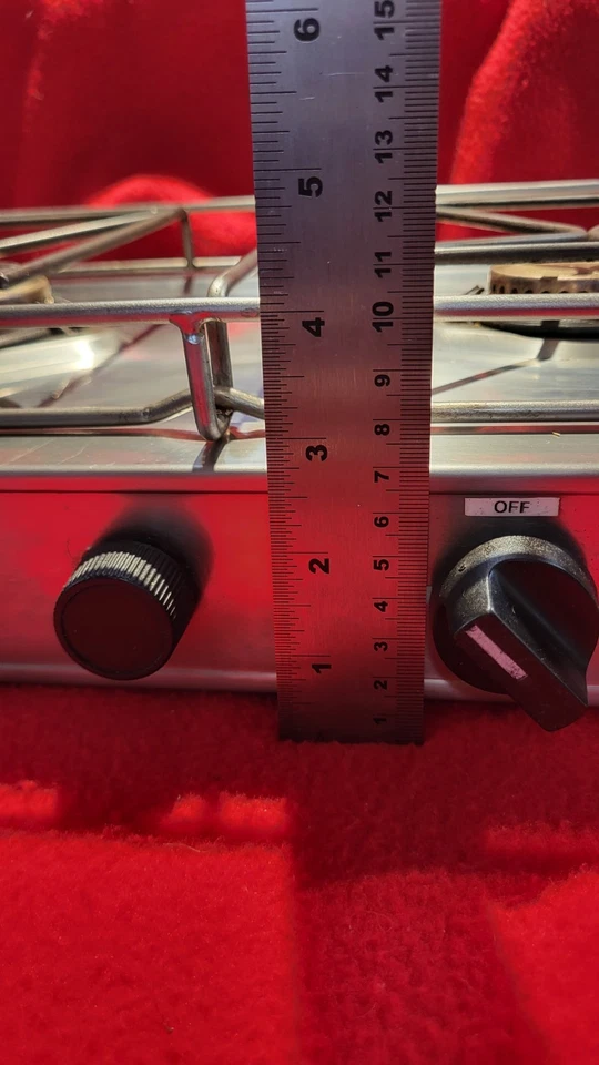 Stainless Steel Marine Propane 2 Burner Boat Cook Stove Primus Galley Stove - Image 4 of 4