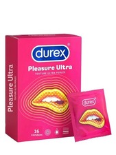 Image of Durex Pleasure Ultra Condoms 16 Pack Ultra Pearl Texture Extra Sensation
