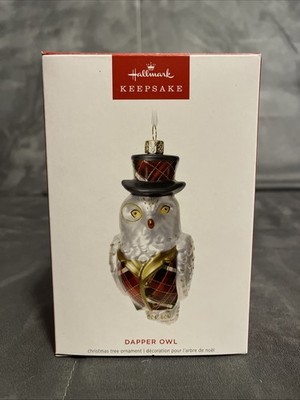 MIB Hallmark 2025 DAPPER OWL Limited Edition Ornament - FREE SHIPPING