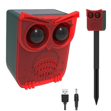 Solar Outdoor Motion Sensor Alarm-13 Sounds Including Dog Barking Gunshot,130...