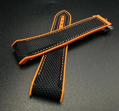 20mm For OMG Seamaster Planet Ocean Watch Strap Handmade Stiched with Nylon
