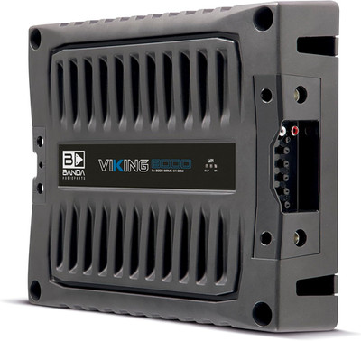 Banda VIK8000.1BK New Viking 8000 Watts Rms Amplifier Audio Car Speaker 1-Ohm Fu