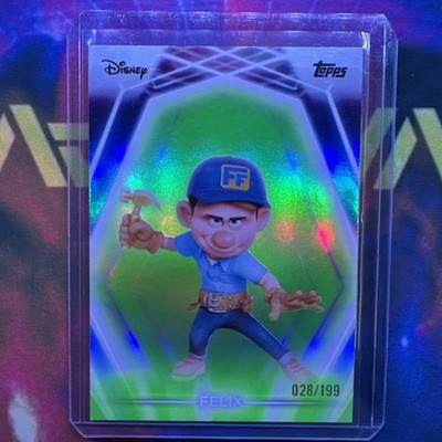 2026 Topps Disney Neon - Felix Neon Green /199 #108 Wreck It Ralph