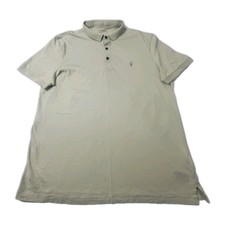 Allsaints Polo Shirt Men's Size 2XL Short Sleeve Casual Cotton Comfort Adult Top