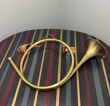 Large Vintage Brass Hunting