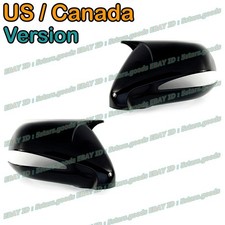 For 2009-2013 Lexus Is250 Is350 Is F Glossy Pure Black Side Mirror Cover Trim