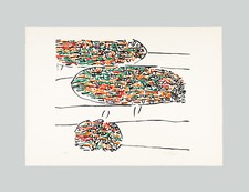 Antonio SANFILIPPO - "Composizione" (F), 1971 - Litografia, 50 x 70 cm