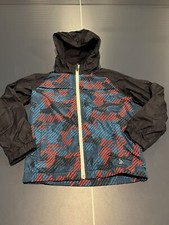 Gymboree Gymgo Windbreaker Active Navy Blue And Red Jacket Size 5/6 Small Boys