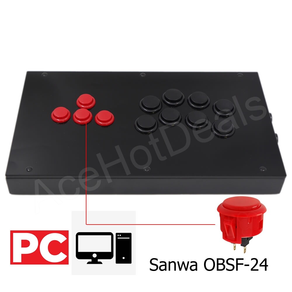 レバーレスFightBox RAC-J800B-PC-B フルボタン Amazon.com: TruBoost FightBox RAC-J800B-PC All Buttons