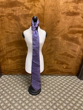 HERMES Paris Patterned Neck Tie Hand Made France 7011 TA Navy Blue and Red. prev