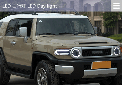 For Toyota FJ Cruiser 2007-2020 LED DRL Sequential Signal Headlight Lamp Pair - Bild 4 von 11