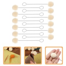 25Pcs Leather Dye Brush Wool Ball Brush Leather Product Daubers Ball Daubers