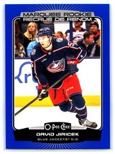 2022-23 O-PEE-CHEE HOCKEY MARQUEE ROOKIE RC BLUE PARALLEL #594 DAVID JIRICEK