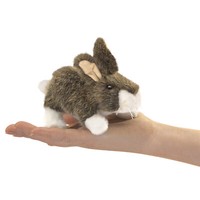 Mini Kaninchen Fingerpuppe 2772 PlüSchtier Stofftier Kuscheltier