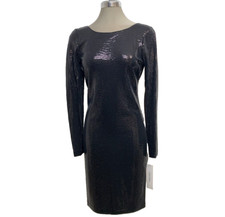 New Calvin Klein BLACK Tie Formal Cocktail Party Sheath Dress Easy Fit size 4