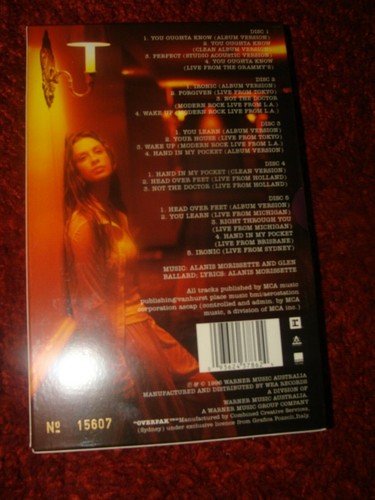 Alanis Morissette The Singles Box CD Set No.15607 Ltd Edition Rare - Picture 2 of 4