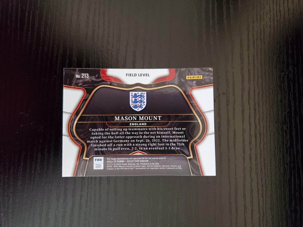 Mason Mount - 2022-23 Panini Select FIFA Soccer Field Level #213
